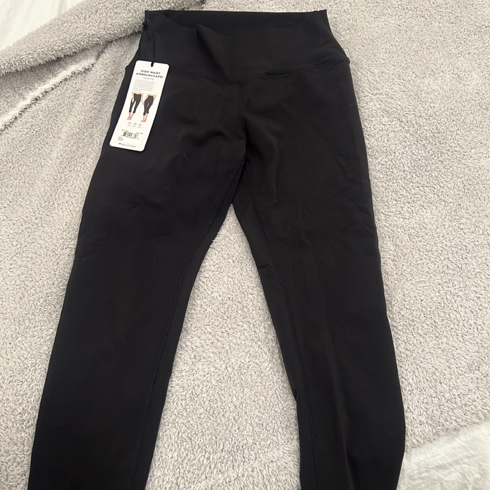 High Waist Airbrush Capri